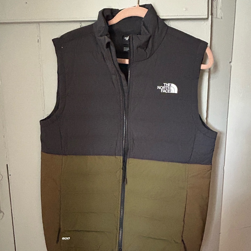 The North Face Men's Black and Olive Vest